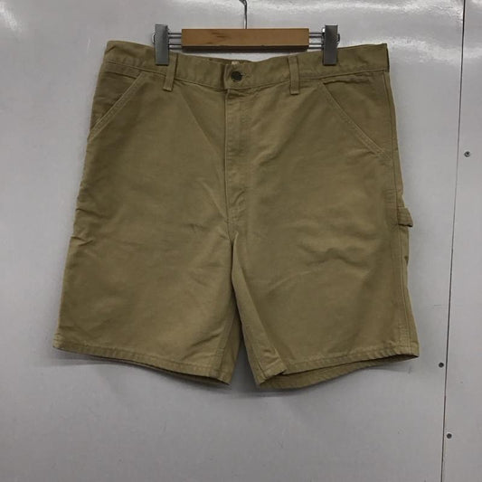 カーハート Carhartt パンツ ショートパンツ ショートパンツ ハーフパンツ カジュアルパンツ 36インチ 無地 ベージュ / ベージュ /  メンズ USED 古着 中古 10137363