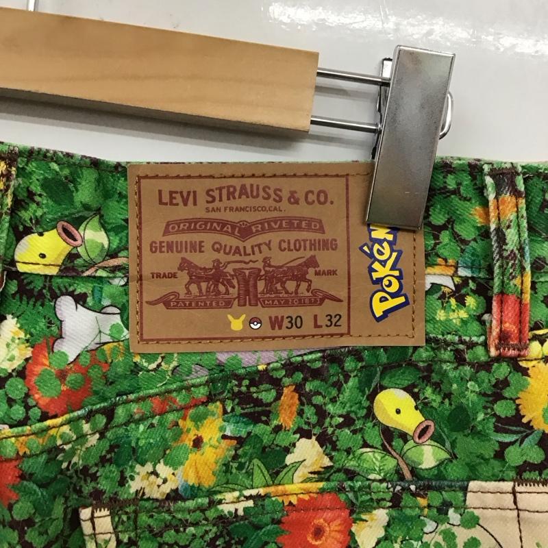 リーバイストラウスアンドコー Levi Strauss & co. パンツ デニム、ジーンズ 551ZAUTHENTICSTRAIGHTPOKEMONGARDEN デニムパンツ 30インチ プリント マルチカラー / マルチカラー /  メンズ USED 古着 中古 10117119
