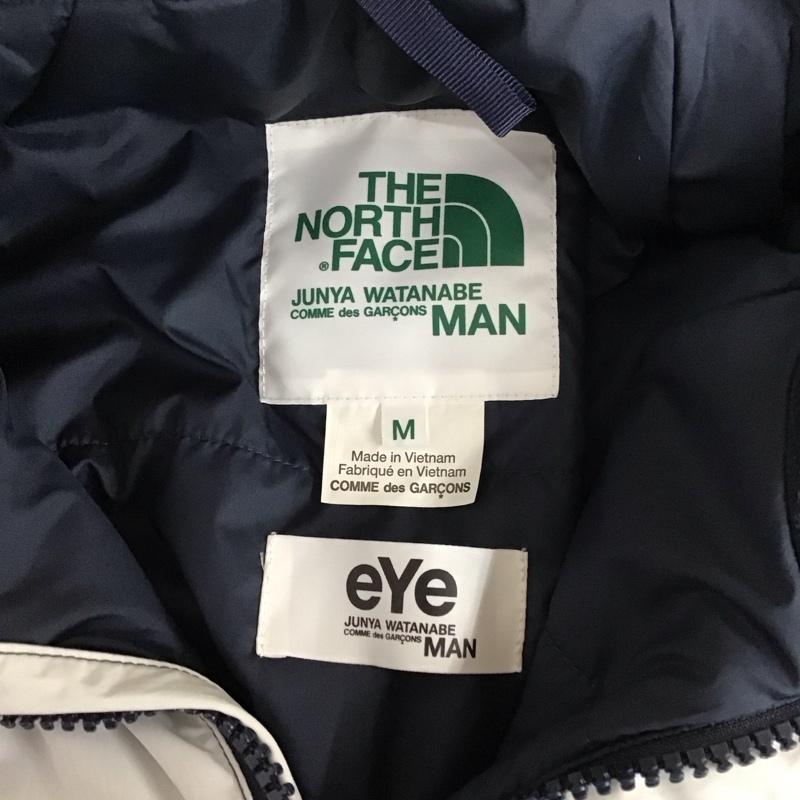 ザノースフェイス THE NORTH FACE ジャケット、上着 ジャケット、ブレザー wb-j405 ジップアップブルゾン eYeCOMMEdesGARCONS JUNYAWATANABEMAN コラボ M ロゴ、文字 白 / ホワイト /  メンズ USED 古着 中古 10108678