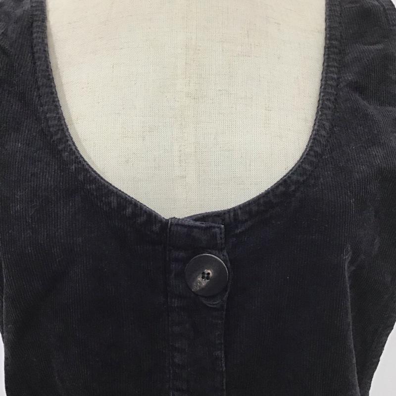 ザラ ZARA ワンピース ひざ丈スカート S 無地 黒 / ブラック /  レディース USED 古着 中古 10108113