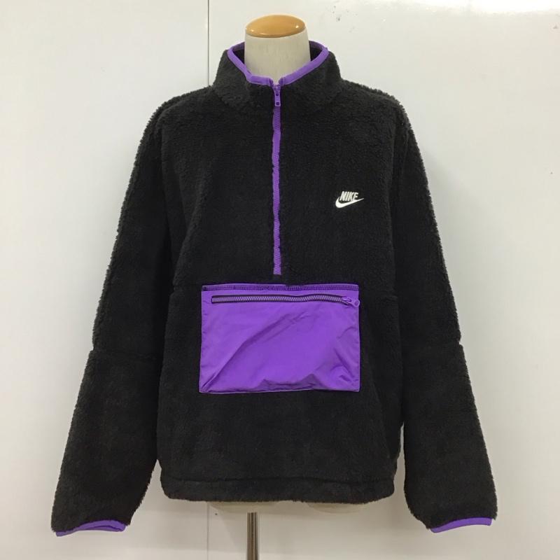 ナイキ NIKE ジャケット、上着 ジャケット、ブレザー DQ4881-010 ナイキクラブウィンターアノラックハーフジップL/Sトップ プルオーバージャケット XXL ロゴ、文字 黒 / ブラック /  メンズ USED 古着 中古 10110376
