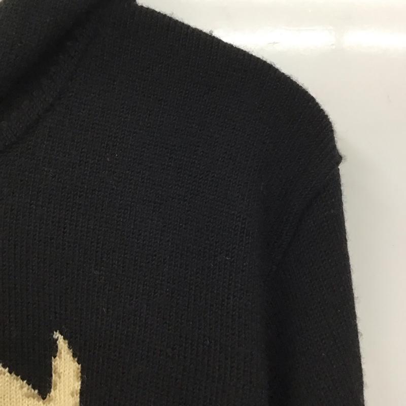ピンクハウス PINK HOUSE ニット、セーター 長袖 フード付 猫 無地 黒 / ブラック /  レディース USED 古着 中古 10131791