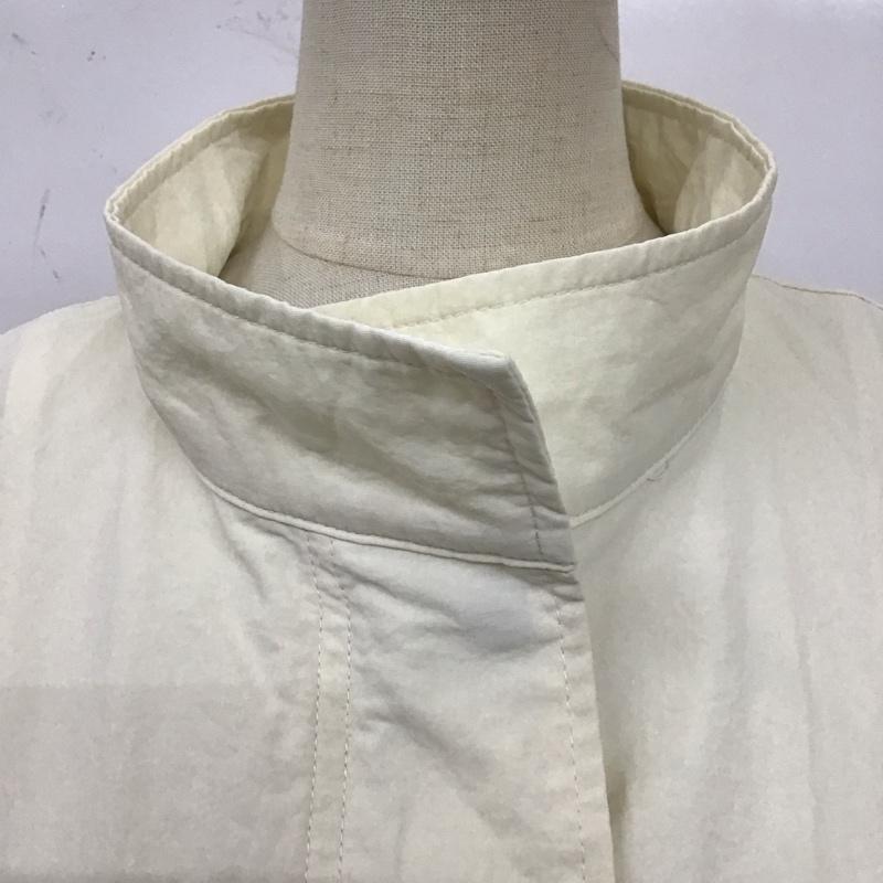 ダブルクローゼット w closet ベスト ベスト ジップアップベスト ノースリーブカットソー ナイロンベスト 無地 アイボリー / アイボリー /  レディース USED 古着 中古 10115236