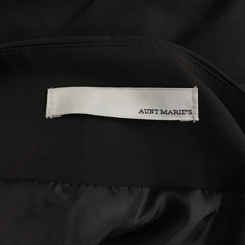 アントマリーズ Aunt Marie s ワンピース ロングスカート AMGFA0621006 深スリットジャンスカ FREE 無地 黒 / ブラック /  レディース USED 古着 中古 10115491