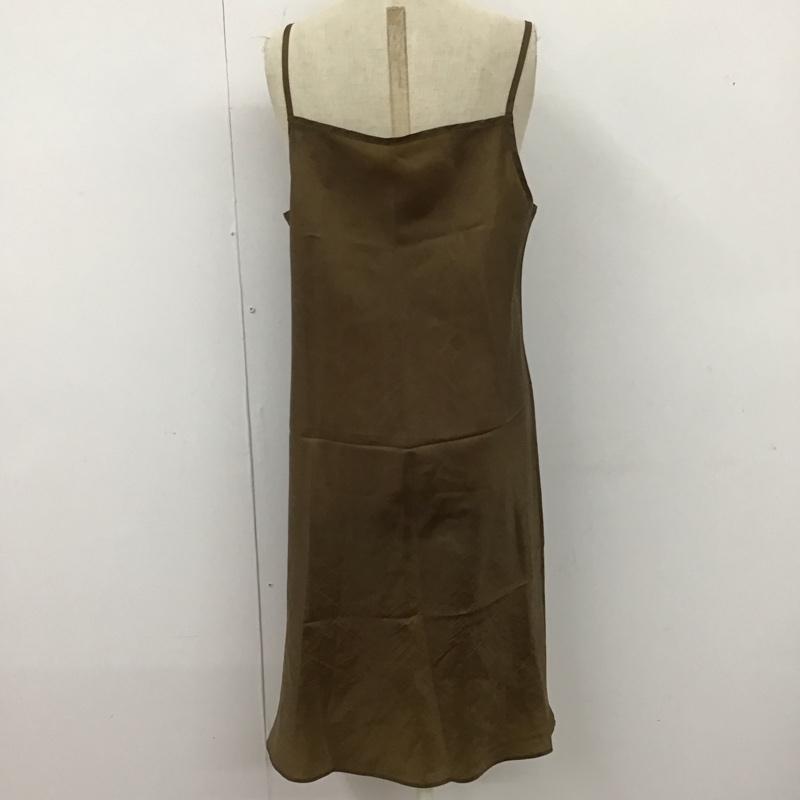 ブルーレーベル・クレストブリッジ BLUE LABEL CRESTBRIDGE ワンピース ロングスカート 55J62-225-42 ノースリーブ 前開き 38 チェック 茶 / ブラウン /  レディース USED 古着 中古 10122643