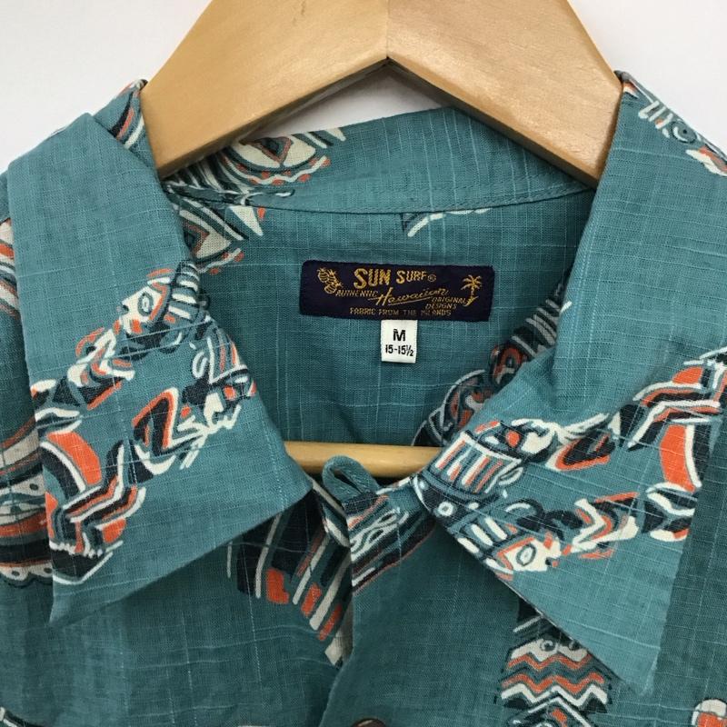 サンサーフ SUN SURF シャツ、ブラウス 半袖 半袖シャツ プリントシャツ ポケットシャツ アロハシャツ M プリント マルチカラー / マルチカラー /  メンズ USED 古着 中古 10136231