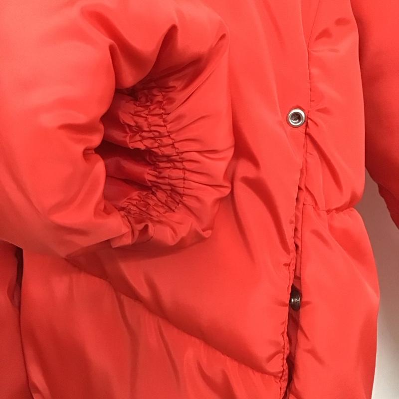 ザラ ZARA ジャケット、上着 ジャンパー、ブルゾン ジップアップジャケット ナイロンジャケット アウター ダウンジャケット 無地 赤 / レッド /  ガールズ USED 古着 中古 10135436