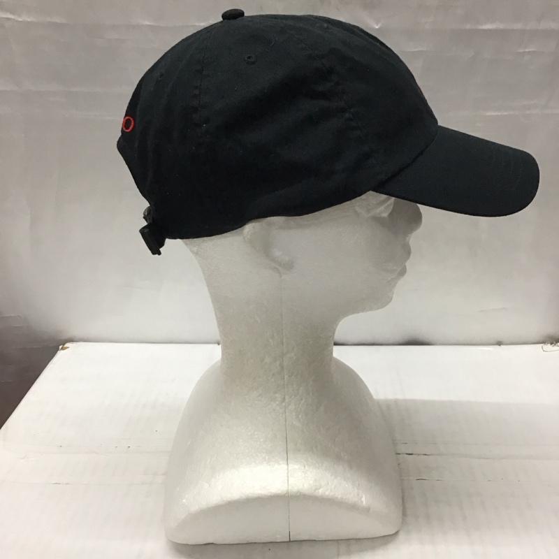 ポロラルフローレン POLO RALPH LAUREN 帽子 キャップ コットン ロゴ ワンポイント 黒 / ブラック / X 赤 / レッド /  メンズ USED 古着 中古 10116461