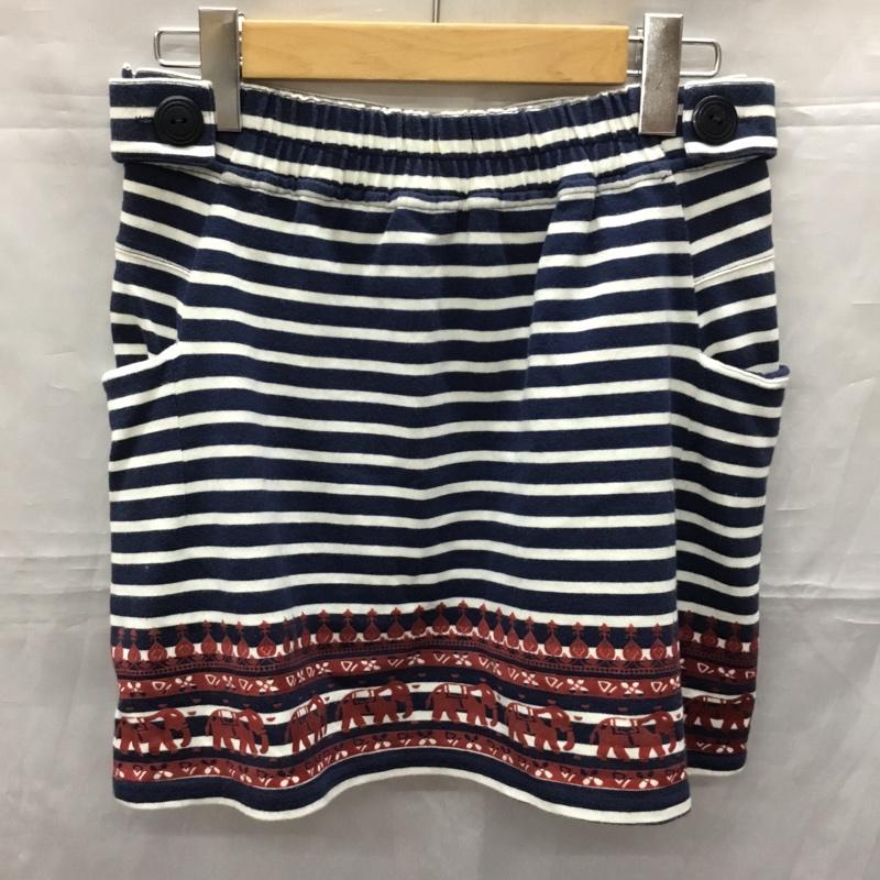 ビームスボーイ BEAMS BOY スカート ミニスカート ミニスカート プリントスウェットスカート ボーダー ボーダー柄 マルチカラー / マルチカラー /  レディース USED 古着 中古 10114271