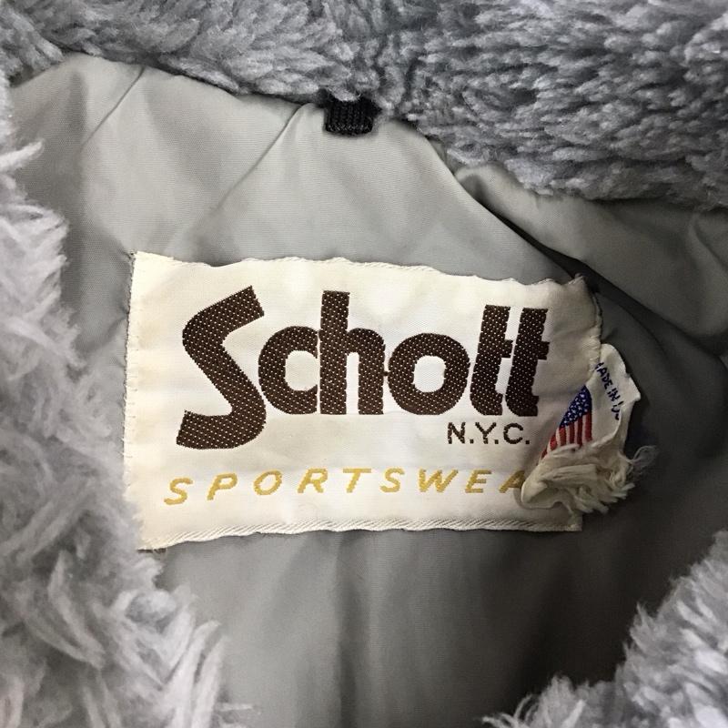 ショット schott ジャケット、上着 ジャンパー、ブルゾン ジップアップジャケット ジャンパー ジャケット 70s アウター S 無地 黒 / ブラック /  メンズ USED 古着 中古 10118421