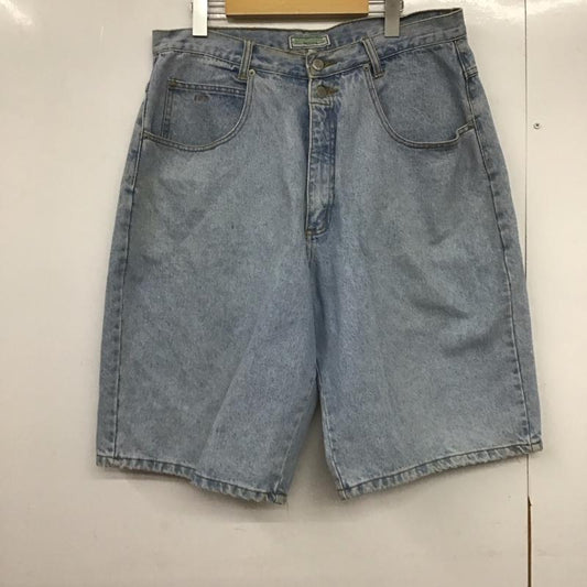 ゲス Guess パンツ デニム、ジーンズ デニムパンツ ワイドパンツ カジュアルパンツ 34 ロゴ、文字 インディゴ / インディゴ /  メンズ USED 古着 中古 10146178