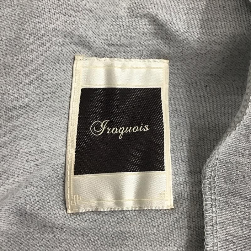 イロコイ Iroquois ジャケット、上着 ジャケット、ブレザー ロングジャケット カラージャケット アウター 1 無地 灰 / グレー /  メンズ USED 古着 中古 10111748