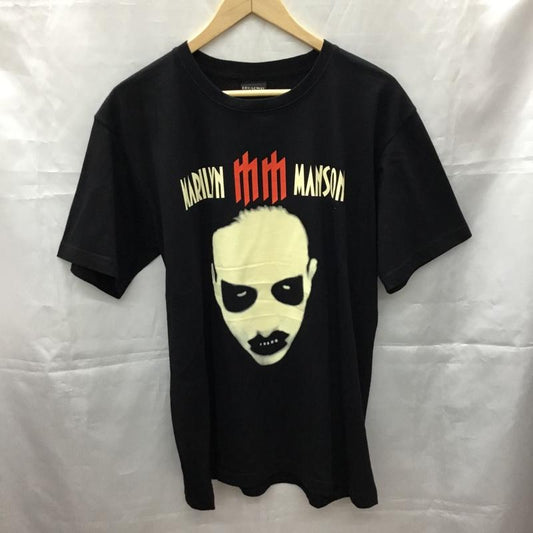 古着 USED Tシャツ 半袖 半袖カットソー プリントTシャツ クルーネックカットソー バンドTシャツ L プリント 黒 / ブラック /  メンズ USED 古着 中古 10106901