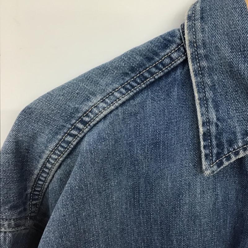 エヴリス EVRIS ジャケット、上着 ジャケット、ブレザー 372420100701 オーバーサイズデニムシャツジャケット FREE 無地 水色 / ライトブルー /  レディース USED 古着 中古 10147830