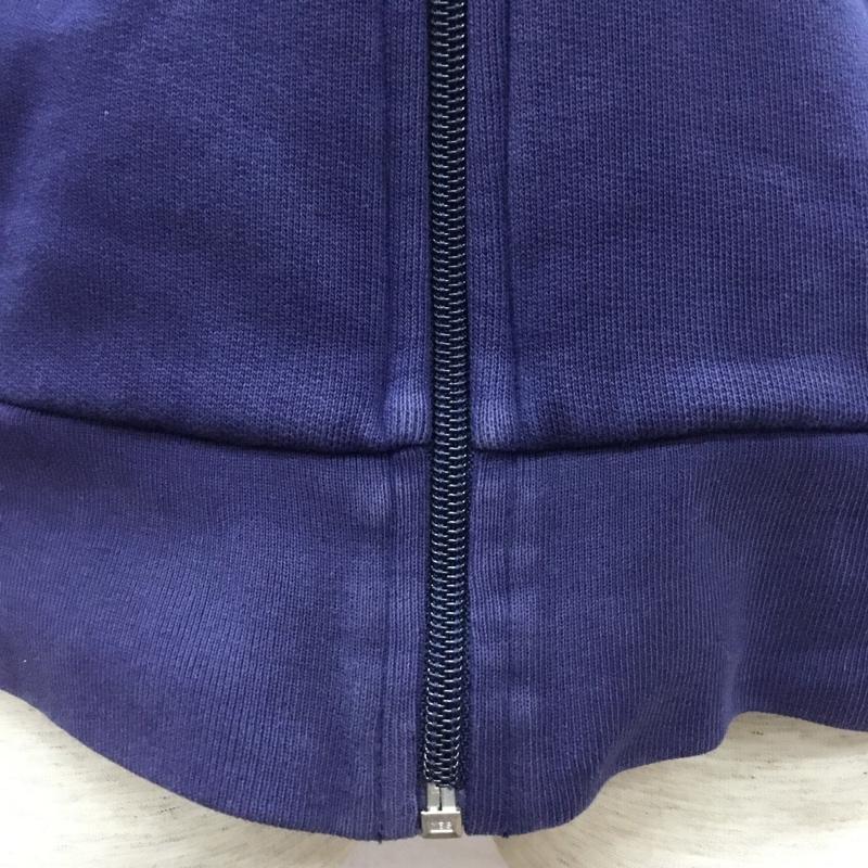 ラコステ LACOSTE パーカー 長袖 長袖パーカー フード付きパーカー プリントスウェット ジップアップパーカー 4 ロゴ、文字 紺 / ネイビー /  メンズ USED 古着 中古 10108418
