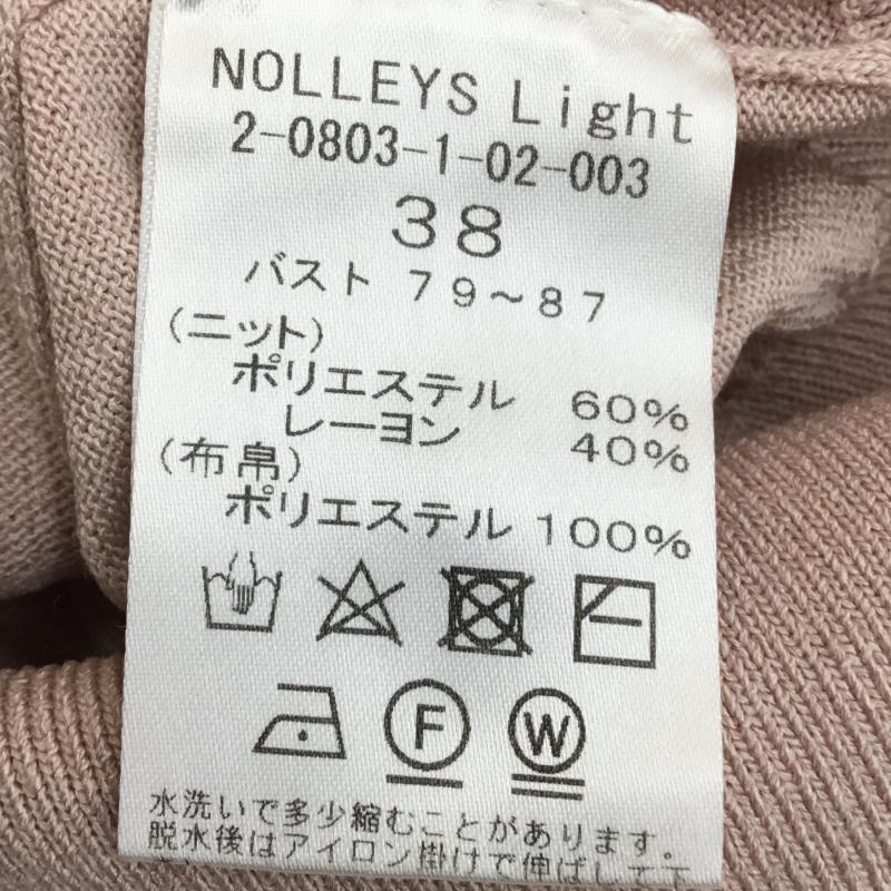ノーリーズライト NOLLEY S Light カットソー 長袖 38 無地 桃 / ピンク /  レディース USED 古着 中古 10134390