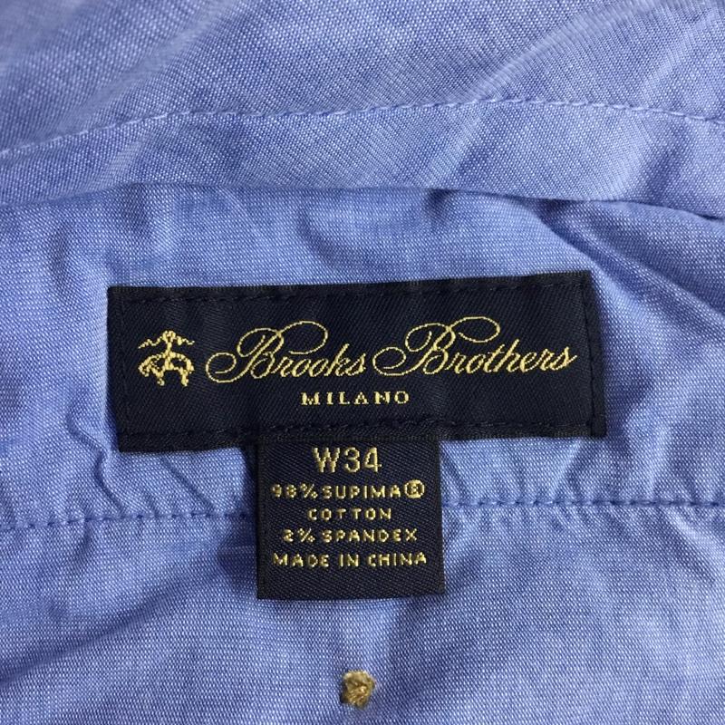 ブルックスブラザーズ BROOKS BROTHERS パンツ チノパン チノパン カジュアルパンツ ワイドパンツ ストレートパンツ 34 無地 ベージュ / ベージュ /  メンズ USED 古着 中古 10110004