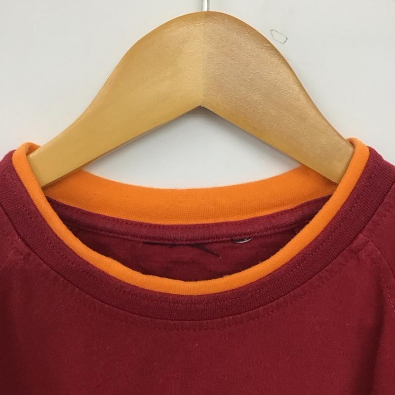 古着 USED Tシャツ 半袖 半袖カットソー プリントTシャツ クルーネックカットソー ロゴ、文字 えんじ / ワインレッド /  メンズ USED 古着 中古 10146705