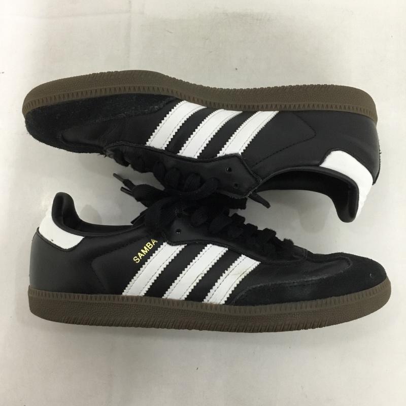 アディダス adidas スニーカー スニーカー B75807 Samba OG 24cm 24.0cm ロゴ、文字 黒 / ブラック / X 白 / ホワイト /  レディース USED 古着 中古 10146868