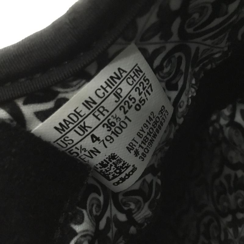 アディダス adidas スニーカー スニーカー BY9142 SUPERSTAR SlipOn スリッポン 22.5cm 22.5cm ロゴ、文字 黒 / ブラック /  レディース USED 古着 中古 10149456