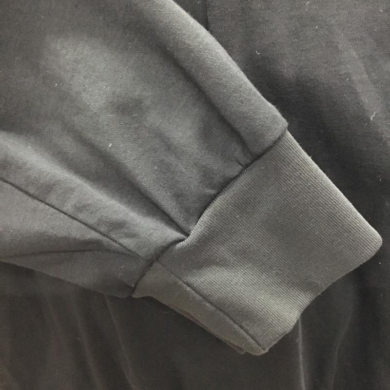 ディーゼル DIESEL カットソー 長袖 長袖カットソー クルーネックカットソー ロングスリーブカットソー プリントTシャツ M ロゴ、文字 黒 / ブラック /  メンズ USED 古着 中古 10118723