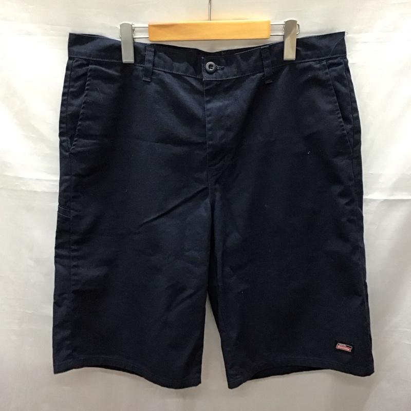 ディッキーズ Dickies パンツ ショートパンツ ショートパンツ ハーフパンツ カジュアルパンツ 36 無地 紺 / ネイビー /  メンズ USED 古着 中古 10116186