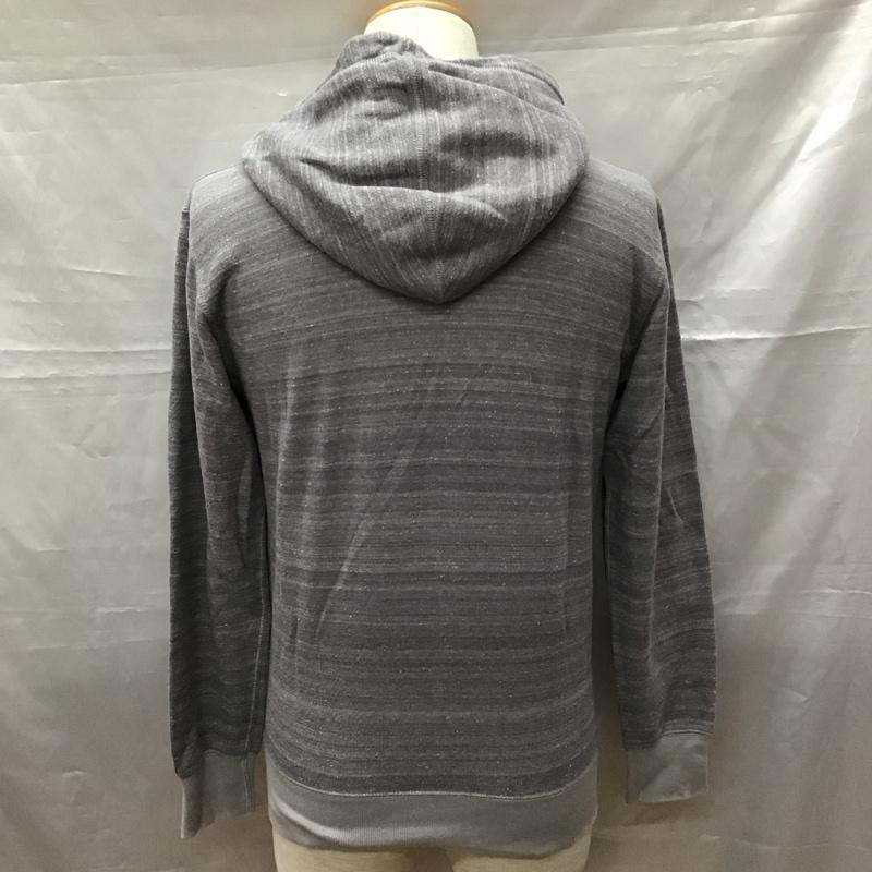 アーバンリサーチ URBAN RESEARCH パーカー 長袖 UM08-YD01001 フルジップ M 無地 灰 / グレー /  メンズ USED 古着 中古 10116837