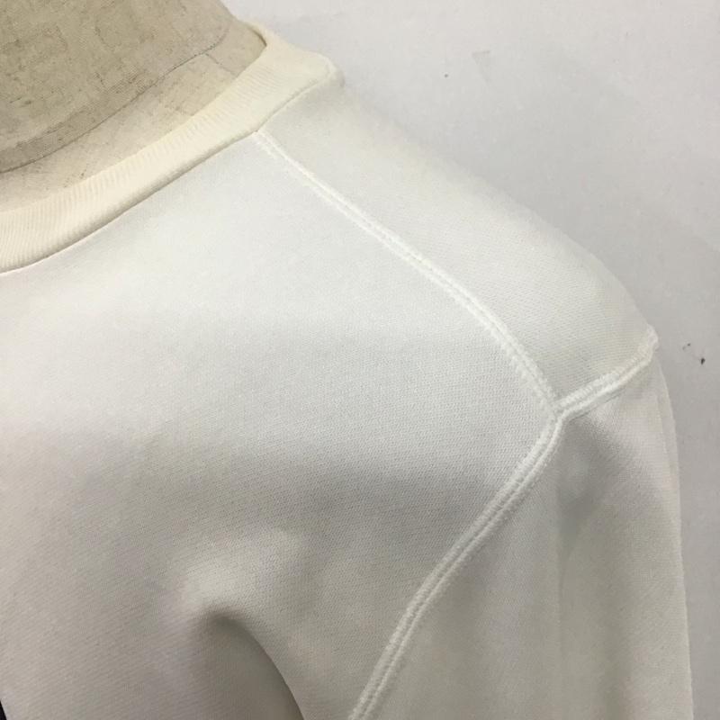 アディダス adidas トレーナー 長袖 DN1451 クルーネック スウェット M ロゴ、文字 白 / ホワイト /  メンズ USED 古着 中古 10123283