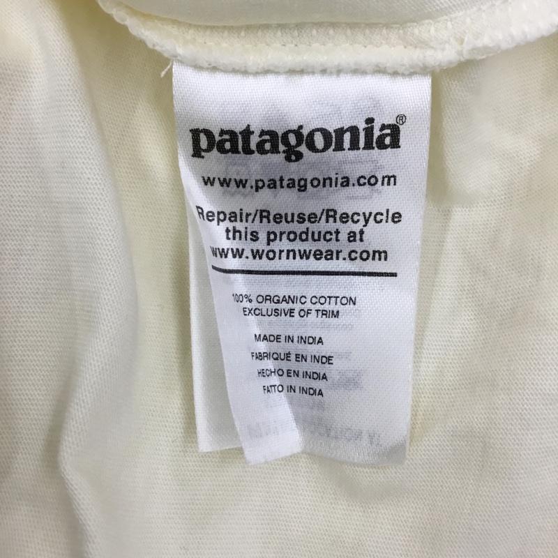 パタゴニア patagonia Tシャツ 半袖 S プリント アイボリー / アイボリー /  メンズ USED 古着 中古 10120715
