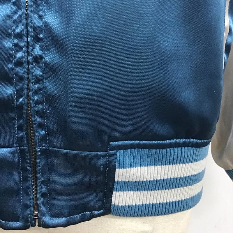 古着 USED ジャケット、上着 ジャンパー、ブルゾン 993813 スカジャン 朧 OBORO 龍 虎 和柄 M 刺繍 灰 / グレー / X 水色 / ライトブルー /  メンズ USED 古着 中古 10123276