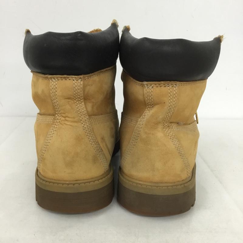 ティンバーランド Timberland ブーツ ショートブーツ 12909 6in Premium Boot 24cm 24.0cm ワンポイント キャメル / キャメル /  レディース USED 古着 中古 10140037