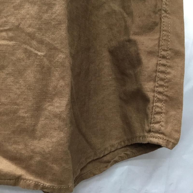 ラコレ LAKOLE シャツ、ブラウス 半袖 LKMF01U0NM ビッグシルエット オーバーサイズ L 無地 茶 / ブラウン /  メンズ USED 古着 中古 10117766