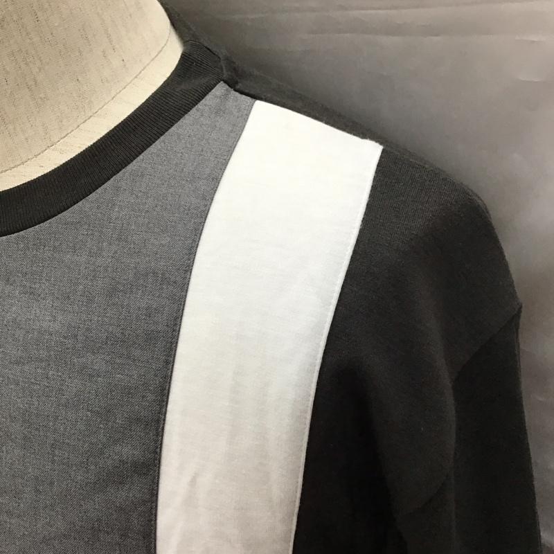 ホライゾンドリーム HORIZON DREAM Tシャツ 半袖 H22-104-21T 異素材ストライプ切替Tシャツ L 無地 マルチカラー / マルチカラー /  メンズ USED 古着 中古 10117059