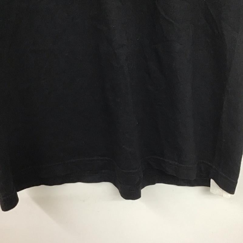 ステューシー STUSSY Tシャツ 半袖 半袖カットソー プリントTシャツ クルーネックカットソー S プリント 黒 / ブラック /  メンズ USED 古着 中古 10139554
