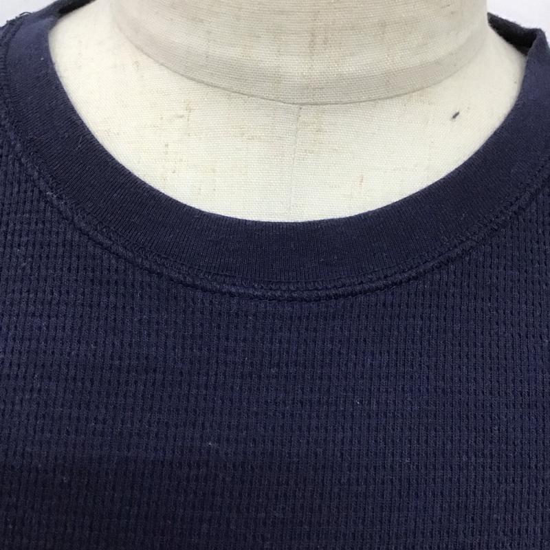 ポロラルフローレン POLO RALPH LAUREN カットソー 長袖 長袖カットソー クルーネックカットソー L ロゴ、文字 紺 / ネイビー /  メンズ USED 古着 中古 10125615