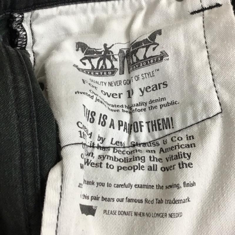 リーバイストラウスアンドコー Levi Strauss & co. パンツ デニム、ジーンズ デニムパンツ スリムパンツ ストレッチパンツ ジーンズ 33インチ 無地 黒 / ブラック /  メンズ USED 古着 中古 10114179