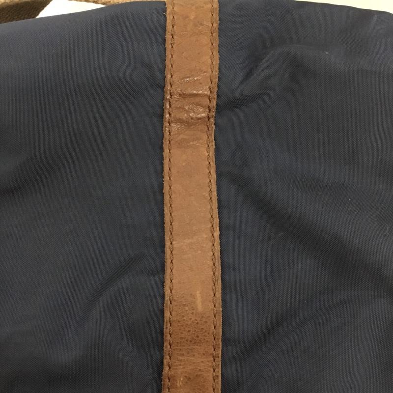 フォッシル FOSSIL ショルダーバッグ ショルダーバッグ ロゴ、文字 紺 / ネイビー / X 茶 / ブラウン /  メンズ USED 古着 中古 10142186