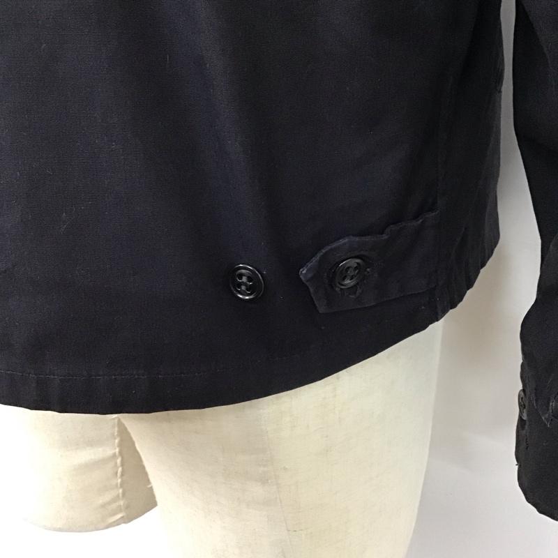 古着 USED ジャケット、上着 ジャンパー、ブルゾン ミリタリー U.S.NAVY ウィンドブレーカー 40 無地 黒 / ブラック /  メンズ USED 古着 中古 10117178