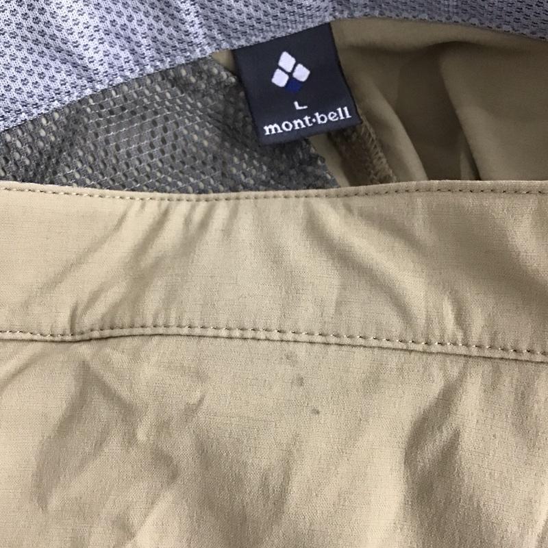 モンベル mont-bell パンツ ワークパンツ、ペインターパンツ L 無地 ベージュ / ベージュ /  レディース USED 古着 中古 10141613