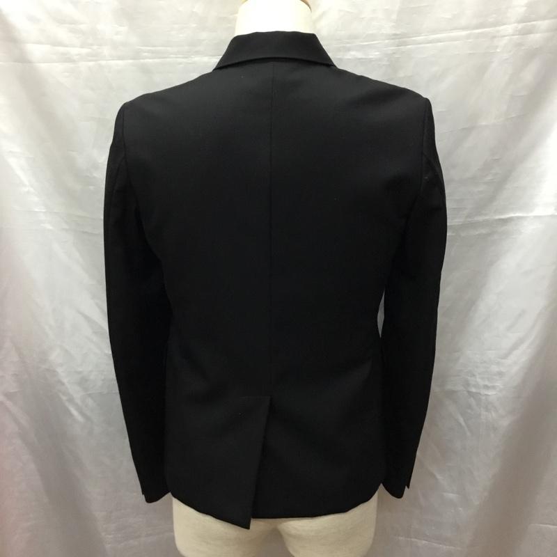 ブラックコムデギャルソン BLACK COMME des GARCONS ジャケット、上着 ジャケット、ブレザー カジュアルジャケット カラージャケット ポケットジャケット アウター S 無地 黒 / ブラック /  メンズ USED 古着 中古 10120674