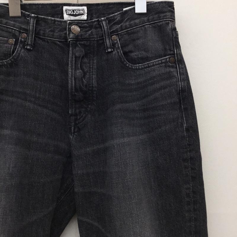 ビッグジョン Big John パンツ デニム、ジーンズ 29インチ 無地 黒 / ブラック /  レディース USED 古着 中古 10139660