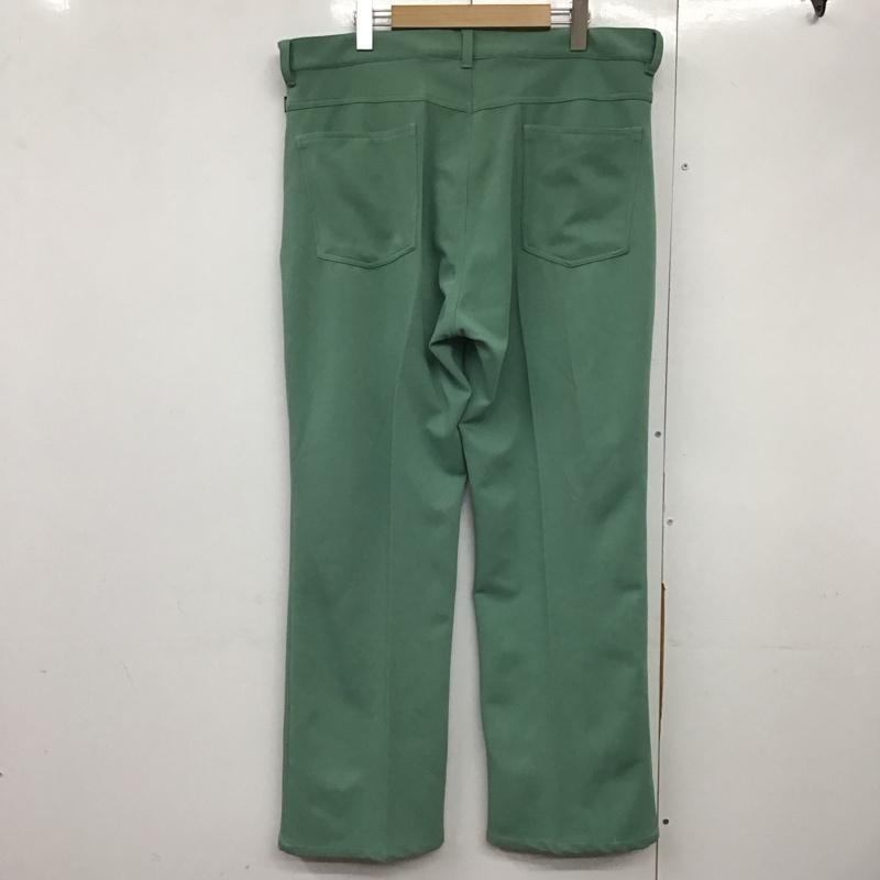 グラム glamb パンツ スラックス ワイドパンツ スラックスパンツ カジュアルパンツ ストレッチ L 無地 薄緑 / ライトグリーン /  メンズ USED 古着 中古 10144496