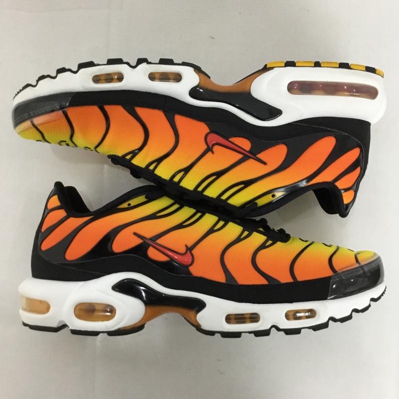 ナイキ NIKE スニーカー スニーカー HF0552-001 AIR MAX PLUS 29cm 箱有 29.0cm ロゴ、文字 黒 / ブラック / X 橙 / オレンジ / X 黄 / イエロー /  メンズ USED 古着 中古 10125085