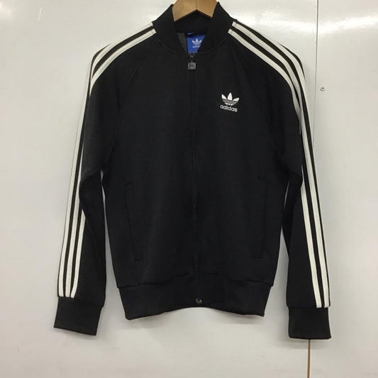 アディダス adidas ジャケット、上着 ジャケット、ブレザー BK5921 トラックジャケット 無地 黒 / ブラック /  メンズ USED 古着 中古 10141780