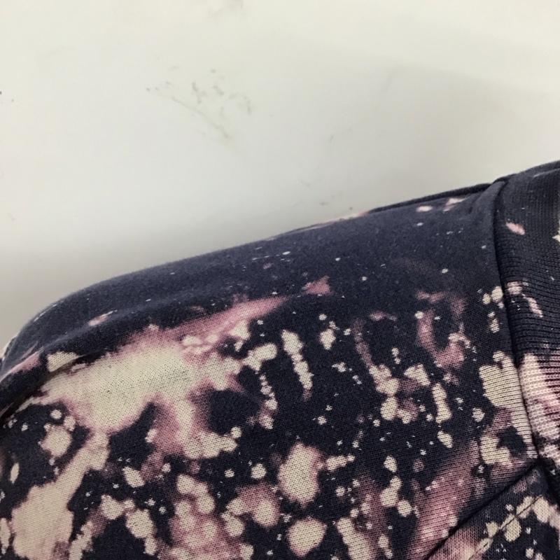 ナイキ NIKE トレーナー 長袖 長袖トレーナー スウェット クルーネック リブスウェットカットソー XL 総柄 マルチカラー / マルチカラー /  メンズ USED 古着 中古 10122748