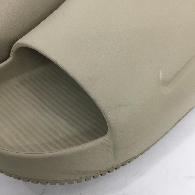 ナイキ NIKE サンダル サンダル FD4116 004 CALM SLIDE 箱有 ワンポイント ベージュ / ベージュ /  メンズ USED 古着 中古 10133909