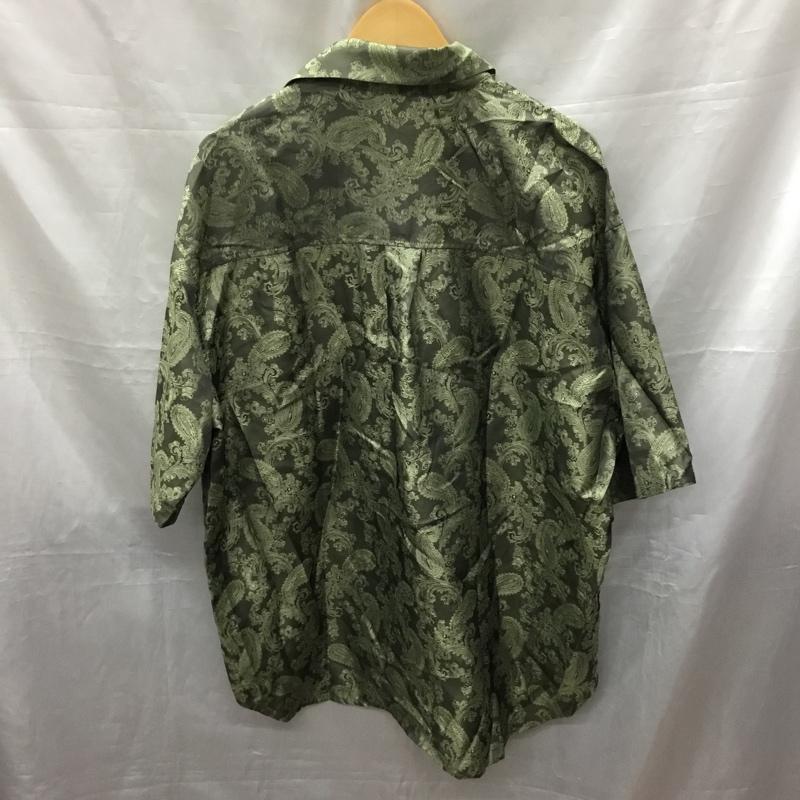 クティール kutir シャツ、ブラウス 半袖 KT026262BW ビッグシルエット FREE ペイズリー カーキ / カーキ /  メンズ USED 古着 中古 10117795