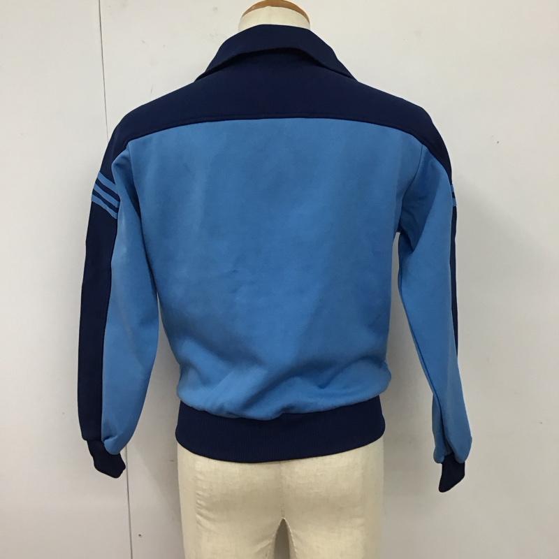 アディダス adidas ジャケット、上着 ジャンパー、ブルゾン ats-44f ジャージ デッドストック 西ドイツ製 70~80s ジップアップジャケット 2 ロゴ、文字 青 / ブルー /  メンズ USED 古着 中古 10116367