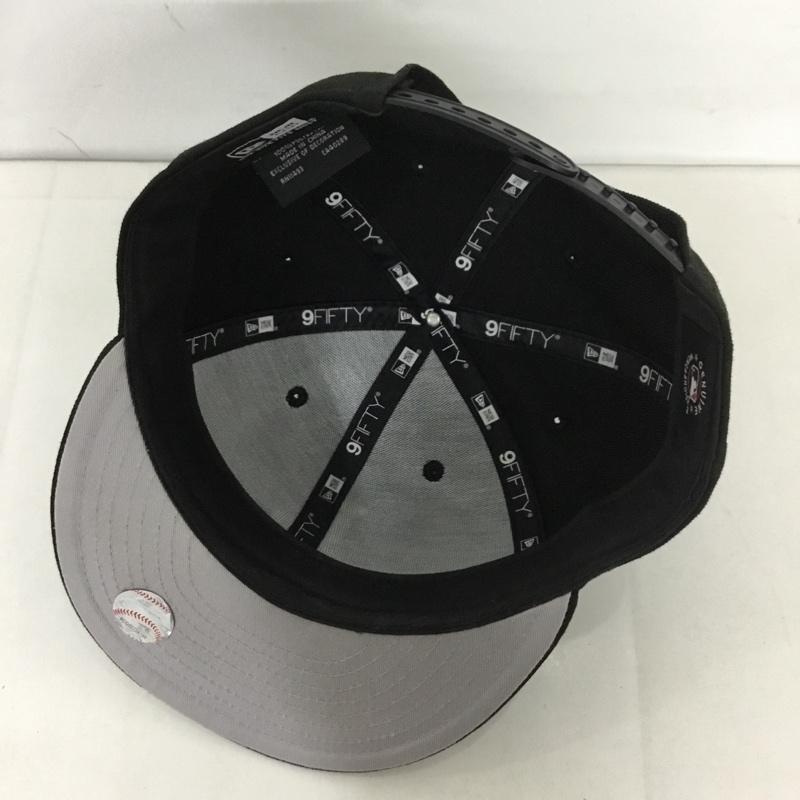 ニューエラ NEW ERA 帽子 キャップ LA ロサンゼルス ドジャース メジャーリーグ 9FIFTY ロゴ、文字 黒 / ブラック /  メンズ USED 古着 中古 10128824