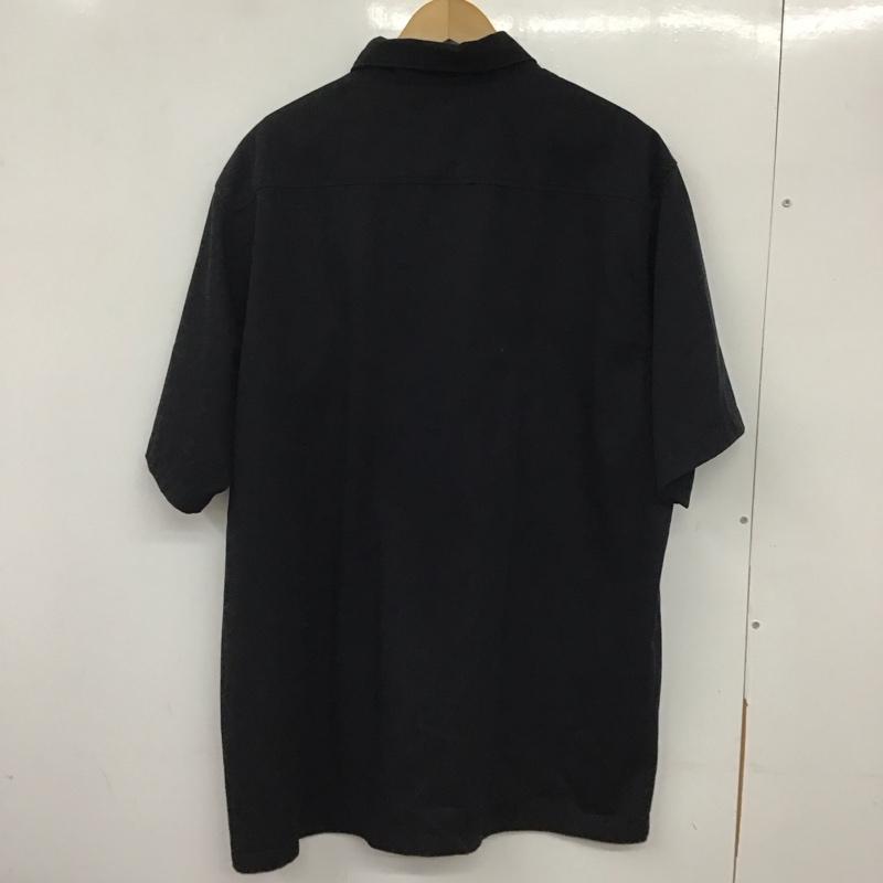 カーハート Carhartt シャツ、ブラウス 半袖 半袖シャツ 無地シャツ ポケットシャツ XL ロゴ、文字 黒 / ブラック /  メンズ USED 古着 中古 10136723